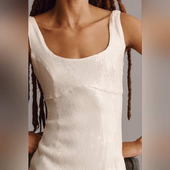 Anthropologie Pilcro Slim Sequin Dress - Picture 2 of 4